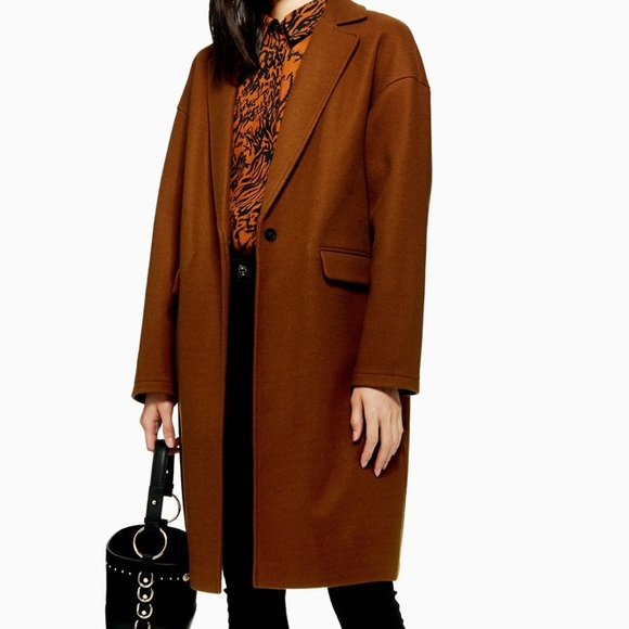 topshop relaxed coat